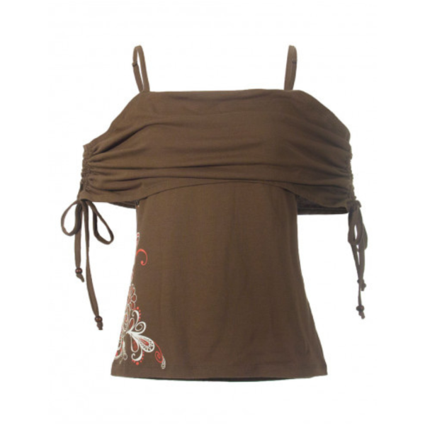 Débardeur motif floral à bretelles – Image 3