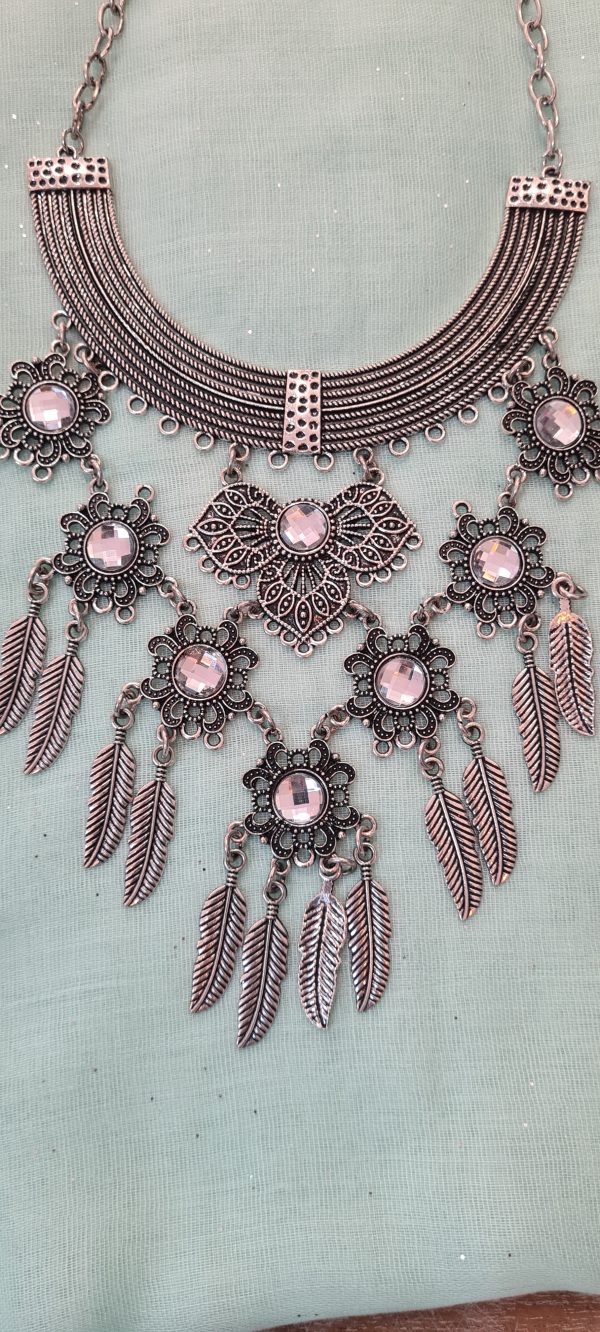 Collier strass métal – Image 2