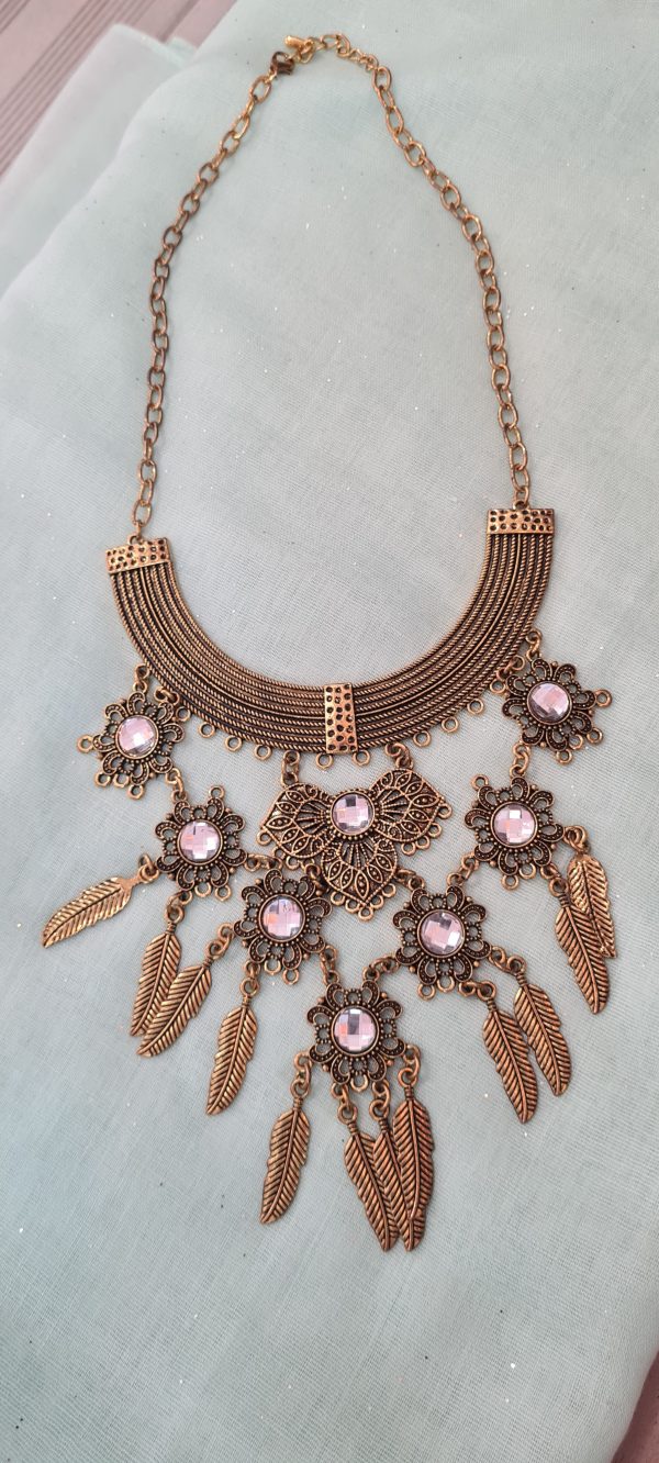 Collier strass métal – Image 3